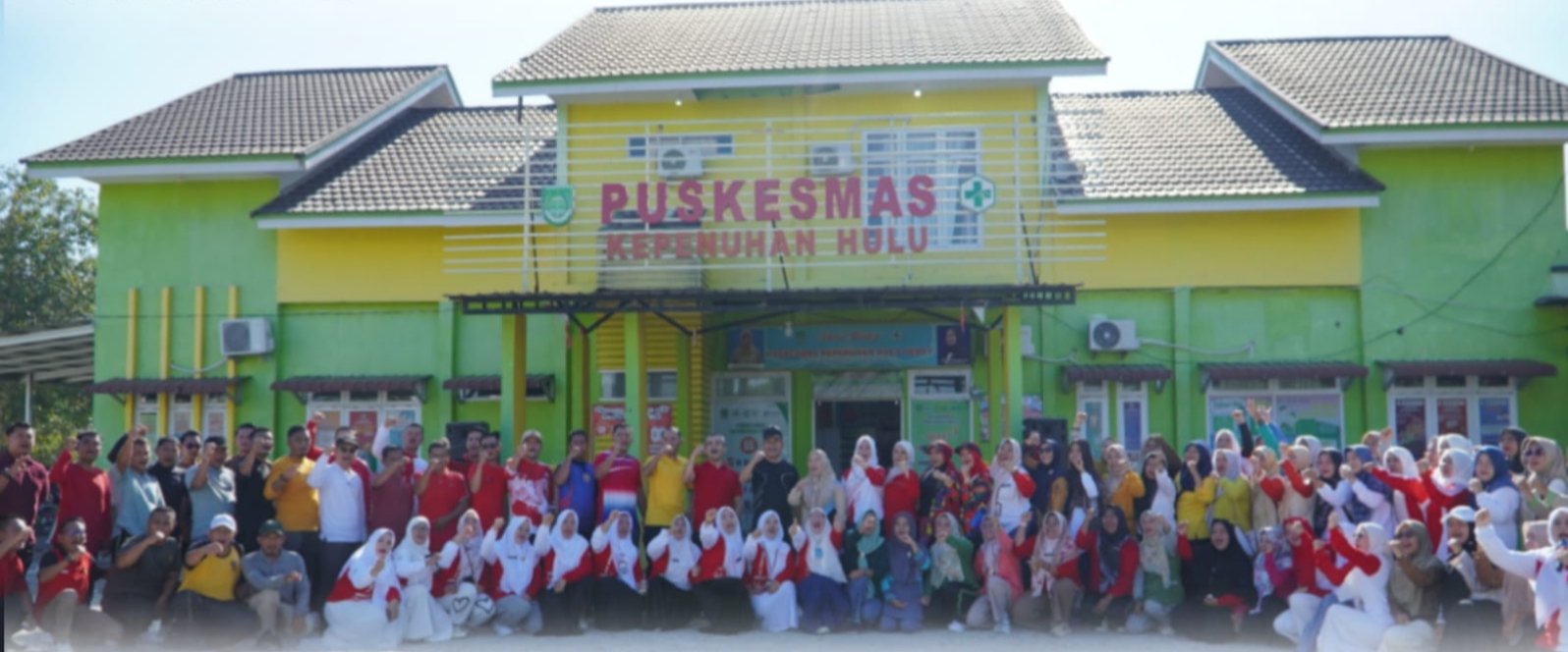 Dorong Pola Hidup Sehat, Puskesmas Kepenuhan Hulu Gelar Senam Sehat Dan Cek Kesehatan Gratis