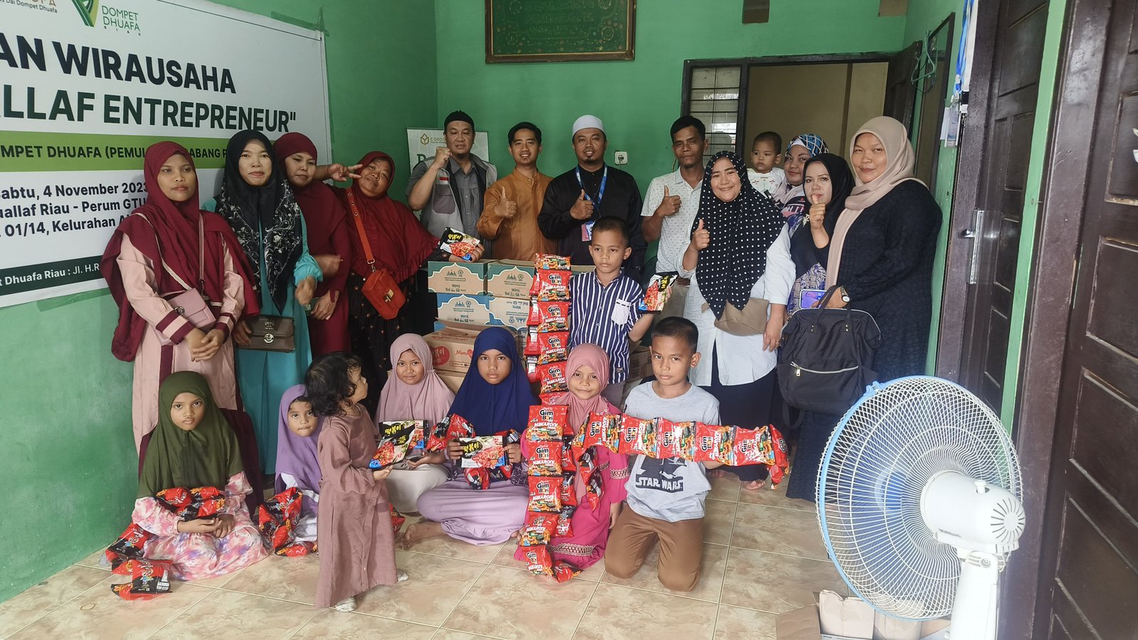 Kajian Bulanan Pemulia DD Riau Bersama Muallaf Angkat Tema Peduli Palestina