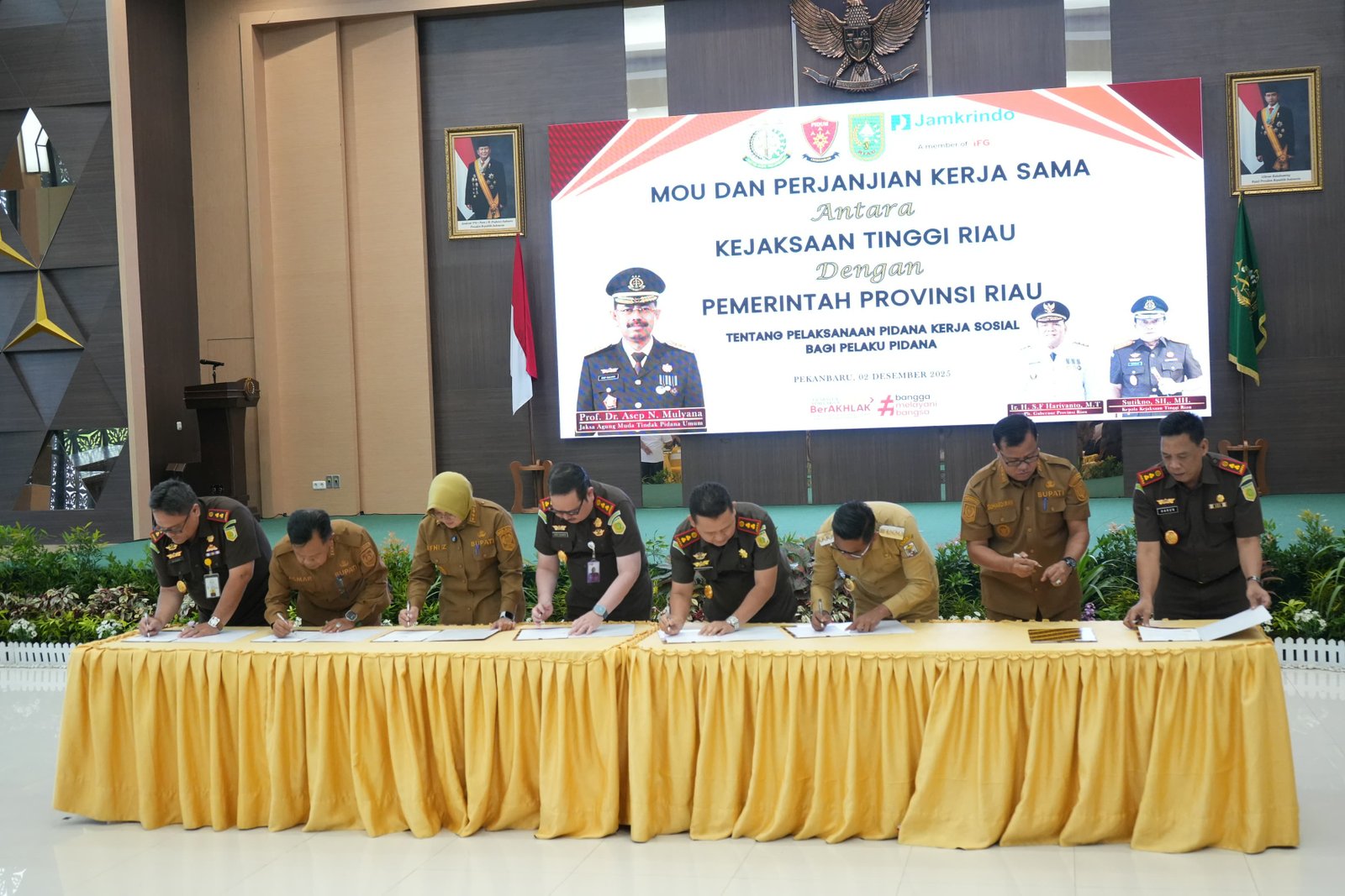 Meranti Dukung Penuh Penerapan KUHP Baru, Teken PKS Pidana Kerja Sosial dengan Kejaksaan