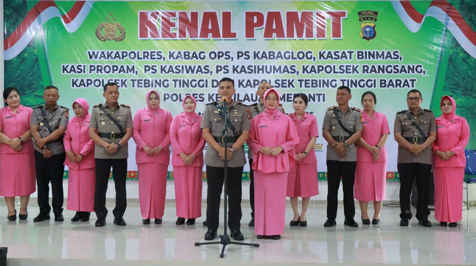 Penuh Kehangatan Dalam Kenal Pamit Pejabat Dan Purna Bakti Polres Meranti