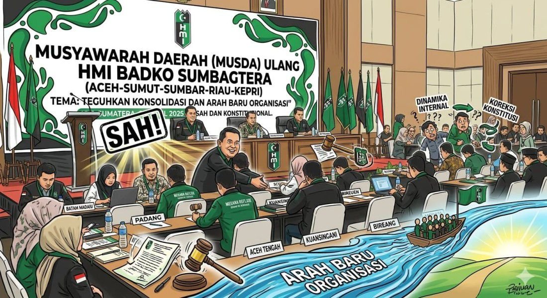 HMI CABANG PADANG TEGASKAN KEABSAHAN MUSYAWARAH ULANG BADAN KOORDINASI (BADKO) SUMBAGTERA SESUAI KETENTUAN ORGANISASI